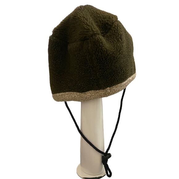 Oakley Software Rare Moscow Trapper Ushanka Aviator Hat Green & Tan Y2K 2000s - Picture 4 of 9